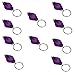 LUMAND(TM) 10 Pack Purple Uv LED Flashlight Mini Keychain Id Currency Passports Detector