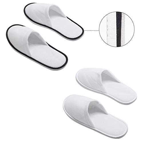 Hotel Spa Slippers Closed Toe Home Guest Slippers for Adult 20 Pairs