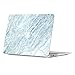 GMYLE MacBook Air 13 Inch Case A1466 / A1369 Older Version 2010-2017 2 in 1 Bundle, Hard Plastic Shell Cover and 13-13.3 Inch Carrying Sleeve Bag with Handle - Light Blue Ice Marble Stone Set