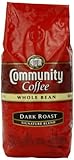 Community Coffee Whole Bean Coffee, Dark Roast, 12-Ounce Bags (Pack of 3)