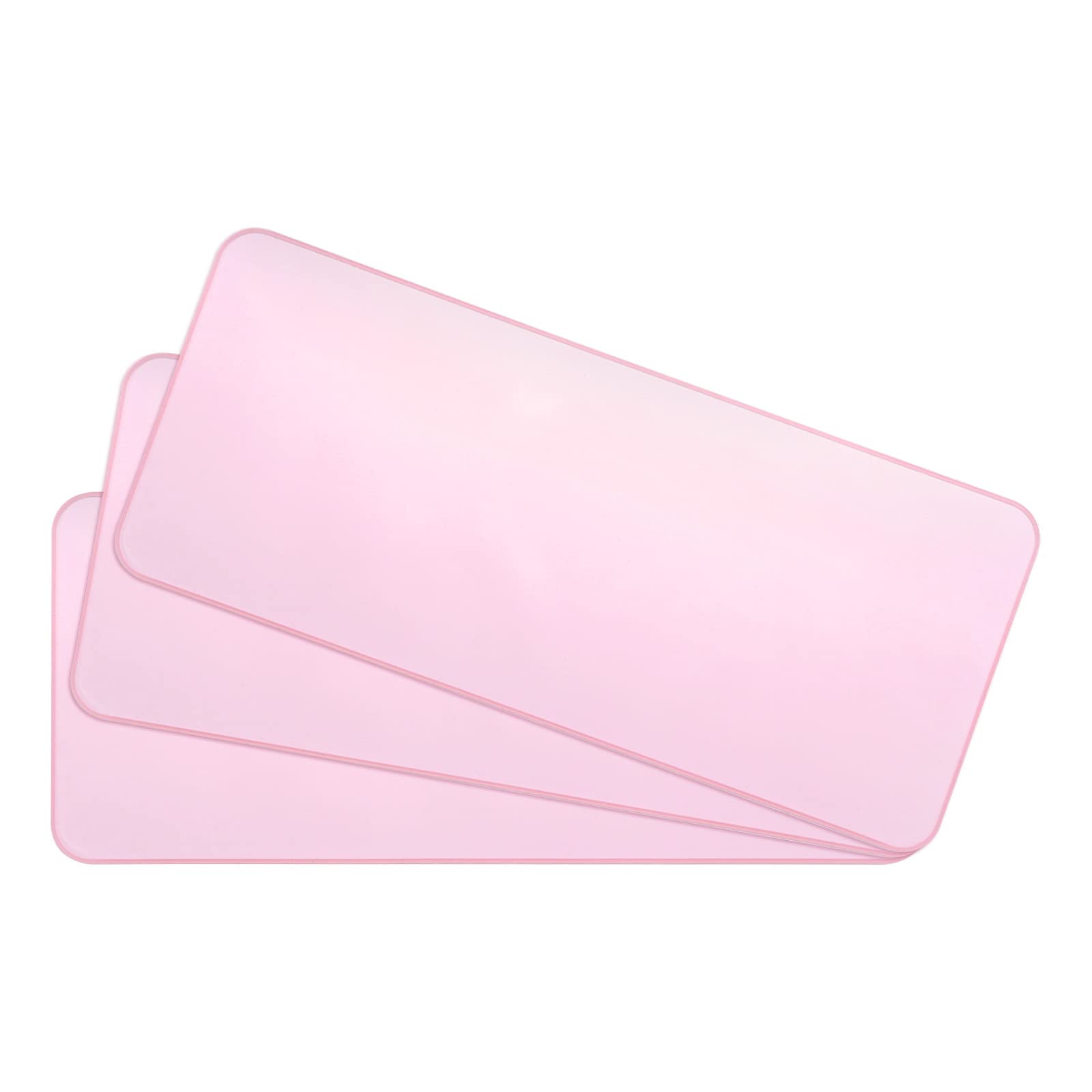 PATIKIL Universal Silicone Keyboard Protector Skin for 13.3"-14" Laptop Notebook 12.5 x 5.2 Inch Pink Ultra Thin Keyboard Cover Keyboard Protective Film 3Pcs