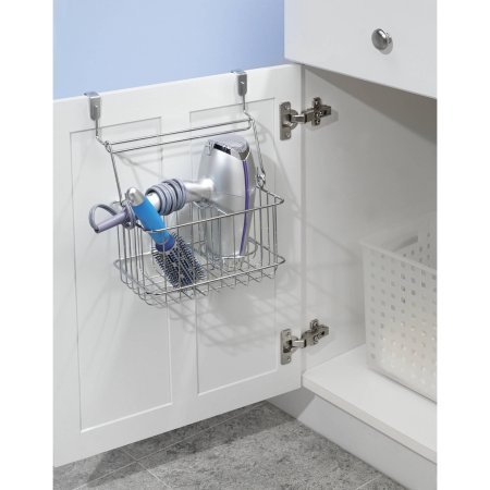 Interdesign Classico Over Cabinet Hair Dryer Blower Curling Iron Holder Basket Chrome Buy Online In Bahamas At Bahamas Desertcart Com Productid 57462947