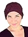 Chemo Winter Hat Soft Fuzzy Eyelash Ribbed Flower Bow Cloche Beanie Cancer Cap Red