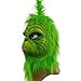 Lepy Grinch Deluxe Mask Green Full Head for Christmas