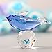 H&D HYALINE & DORA Blue Crystal Dolphin Figurine Collectible with Ball Paperweight Table Knicknack Fengshui Ornament 2.1 * 2.7IN