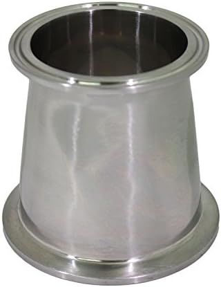 Trynox Clamp Sanitary Stainless Steel 316L 4"x3" Concentric Reducer Sanitary Fitting