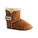 Lilbaby Bergen Merino Sheepskin Baby Bootie (100% PURE Australian Sheepskin, Calf Suede, Velcro Fastener)