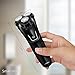 SUPRENT 3 Double-Ring Electric Rotary Shaver for Men, IPX6 Waterproof Men’s Electric Razor Quick Rechargeable with LED Digital Display and Pop-up Precision Trimmer (Black)
