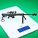 Azlink Gun Keychain Pendant for Fortnite Lover M82A1 Sniper Heavy Sniper Rifle Legendary Guns Toys Trumpet Barrett Metal Game Props Model Alloy Metal Action Figure Arts Toys Collection Keychain Gift