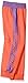 Skechers Girls' Big French Terry Jogger Capri, Fiery Coral, Medium