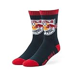 MLS New York Red Bulls Men's Bolt Sport Casual Dress Crew Socks (1 Pack), Large, Navy