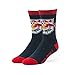 MLS New York Red Bulls Men's Bolt Sport Casual Dress Crew Socks (1 Pack), Large, Navy