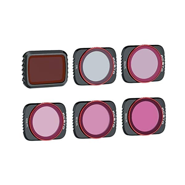 Yurgrt Kameralinsenfilter,Kamera Objektiv Filter Kompatibel Kit,Uv+Cpl+Nd4Pl+Nd8Pl+Nd16Pl+Nd32Pl Kameralinsenfilter… – Bild 3