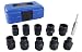 Astro Pneumatic Tool 7411M 11 Piece 1/2" Dr Metric Flank Bite Damaged Fastener Impact Sockets
