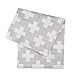 Splat Mat by Honeyed- Crosses- Modern Design Large Non-Toxic High Chair Floor Splash Mat