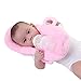 Baby Portable Detachable Feeding Pillows Self-Feeding Support Baby Cushion Pillow (Pink)