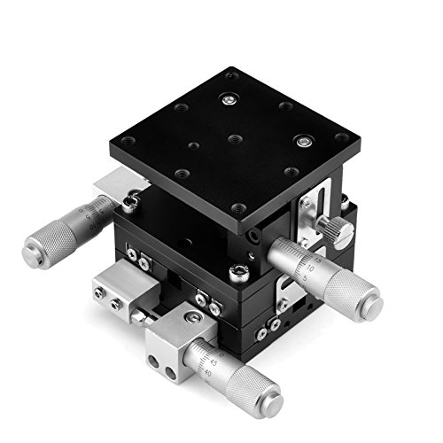 41gS86XX2nL XYZ 3 Axis Manual Linear Stage 60x60mm Trimming Bearing Tuning Platform Sliding Table - Image 3