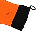BBQ Grilling Gloves, Heat Resistant Kitchen Silicone Oven Mitts Extra Long Waterproof (Orange)