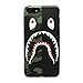 iPhone 7/8 Shark Face Case Street Fashion: Luxury Flexible Durable Designer Protective TPU Cover/Bumper/Skin/Cushion with Wrist Strap (Compatible with 4.7