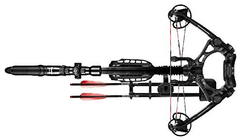 Barnett Predator Crossbow, 430 Feet Per Second with Premium Illuminated Scope, Black, Model:BAR78002