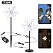 WSTECHCO LED Pathway Lights Outdoor Christmas Decorations 2 Piece Snowflake Flash Lights Walkway Lights,Waterproof 3D White Snow Landscape Lighting for Yard,Patio, Lawn,Garden Decor