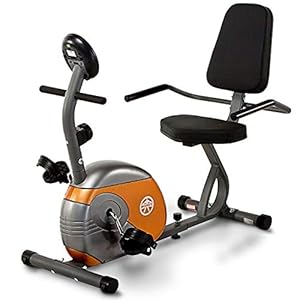 Marcy Recumbent Exercise Bike with Resistance ME-709