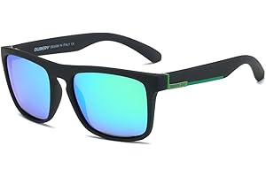 DUBERY Classic Polarized Sunglasses for Women&Men 100% UV Protection Square Fashion Sport Sunglasses