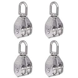 Rocaris 4 Pack Stainless Steel Wire Rope Crane