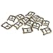 Souarts Bronze Tone Color Metal Shoe Buckle Accessory Haberdashery Embellishment Findings Pack of 30pcs