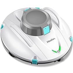 Moolan Cordless Pool Vacuum Cleaner, Robotic Pool