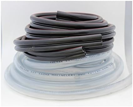 8 FT Pulsator Hose and 8FT Clear Milk Hose for Milking Machine by Tulsan