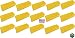 Parts 4 Outdoor Set of 15 Tree Felling Falling Felling Wedges Yellow 5.5" Plastic Logging Wedge
