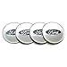 4PCS 65mm 2.56'' Auto Car Sticker Wheel Center Hub Cap Logo Aluminium fit for Ford (Silver)