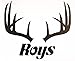 Deer Antler Hunting Custom Add Your Name For Yeti Rambler Tumbler Ozark Vinyl Decal Sticker