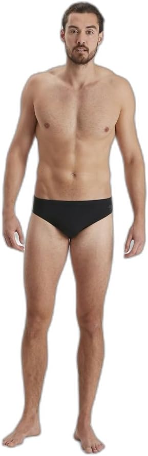 Speedo Eco Endurance+ 7cm Briefs Men Chlorine Resistant Training Swimwear Black