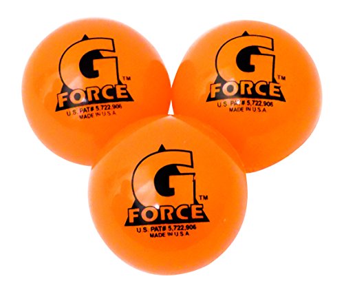 image for MyLec G-Force Street Hockey Balls, Less-Bounce Street Hockey Balls, Li