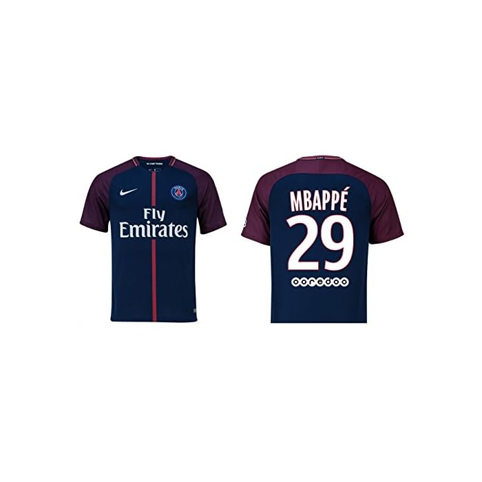Buy Men S Jersey Paris Saint Germain 17 18 Home Mbappe 29 Online At Desertcart Oman
