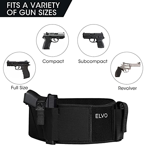 Belly Band Holster for Concealed Carry, Concealment Edition Waistband