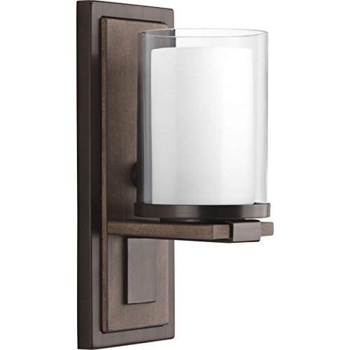 Progress Lighting P710015-020 Mast Antique Bronze One-Light Wall Sconce Progress Lighting P710015-020 Mast Antique Bronze One-Light Wall Sconce