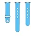 MoKo Apple Watch Band Series 1 Series 2, Soft Silicone Replacement Sports Band for 38mm Apple Watch 2015 & 2016 All Models, BLUE (Not fit 42mm Versions)