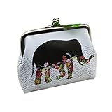 Mikey Store Womens Elephant Wallet Card Holder Coin Purse Clutch Handbag
