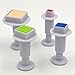 Square Sugarcraft Plunger Cutter DIY Mold for Cupcake Toppers Fondant Cake Decorating,4-Pack by MERRY BIRD