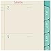 AT-A-GLANCE 150-905A-17 Academic Year Weekly/Monthly Planner, July 2016 - June 2017, Garden Party, 8-1/2