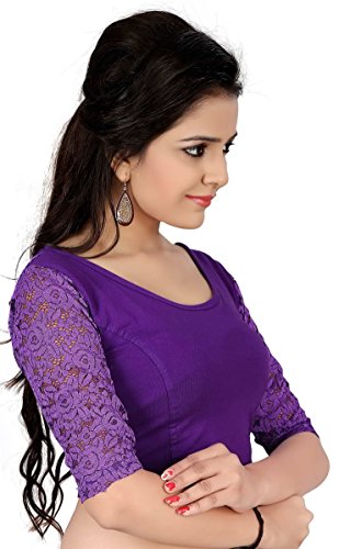 Vibes Designer Full Stitched Stretchable free size Saree Blouse (With Full Sleeves)
