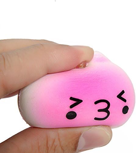 1PCS New Cute Funny Kawaii Face Simulate Colorful Cartoon Totoro Squishy Toy Stress Reliever Phone Chain