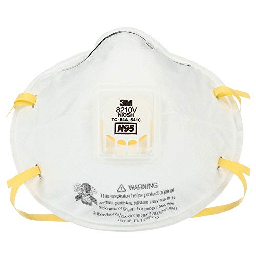 3M 8210V Particulate Respirator, N95 Respiratory Protection (Case of 40)
