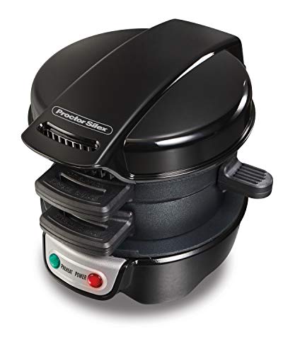Proctor Silex 25481C Sandwich Maker, Black