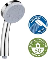 Croydex Presion Chrome Shower Head - Pressure Boost for Low Pressure, Easy view 2