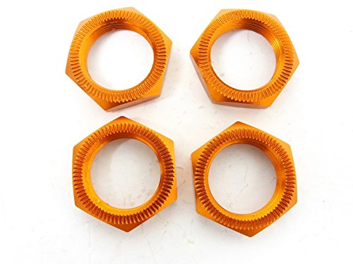 King Motor Orange Stock Wheel Nuts (set of 4) Fits HPI Baja 5B 2.0 Rovan Buggy & Truck