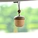 FreSky Car Perfume, Retro Handmade Wooden Car Freshener Perfume Container Mini Acorn Shape Essential 0il Container Car Ornaments Great Fragrance Function Hang on Rear View Mirror with Essential Oil
